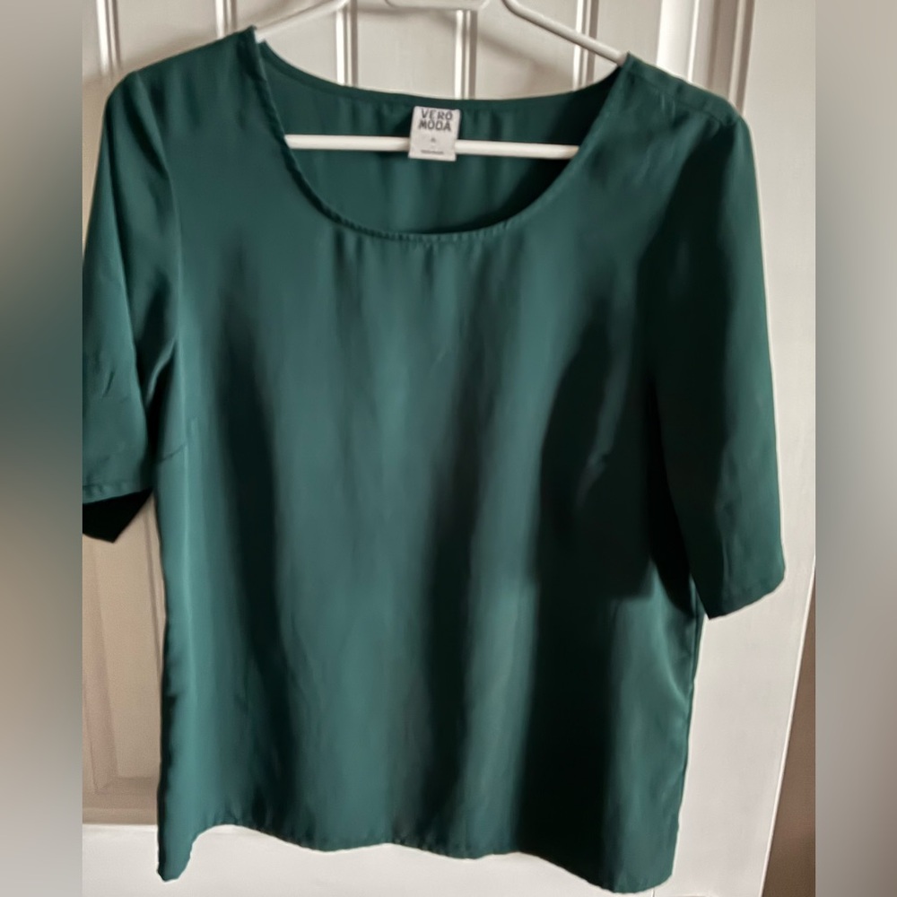 Vero Moda Elegant Dark Green Blouse